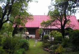 Slavíkov, odvlhčení zdiva rekreačního objektu bezdrátovou elektroosmózou.