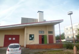 Čepí, snížení vlhkosti zdiva hasičské zbrojnice využitím metody bezdrátové elektroosmózy.