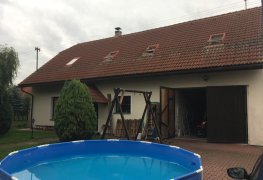 Vlčnov, vysoušení zdiva spodní stavby rodinného domu bezdrátovou elektroosmózou.