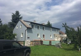 Velké Losiny, provedení dodatečné hydroizolace rodinného domu krémovou injektáží zdiva.