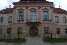 Šetrná sanace vlhkého zdiva zámku v Hostimi metodou mírné drátové elektroosmózy.